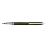 Caran d'Ache Léman Slim brass fountain pen – Terre d'Ombre