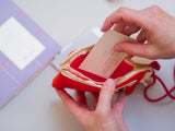 Mini Wallet – Orange, YKRA, stationery design