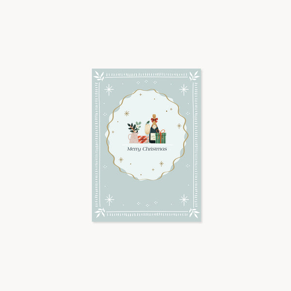 Pop-up Christmas Greeting Card – Holiday Bar, UWP Luxe, stationery design