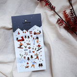 Decorative Stickers – Midwinter, Suatelier, stationery design