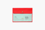 Travel organizer – Red, nähe, stationery design