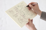 Midori MD Paper Pad, A4 – Plain, Midori, stationery design, home office