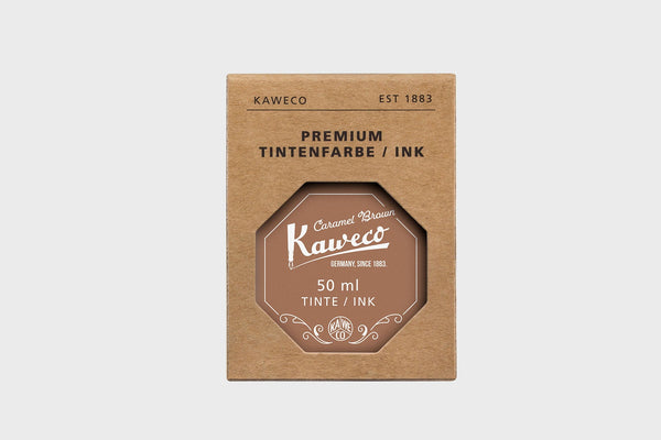 Caramel Brown Ink Bottle, Kaweco, Designer’s stationery, home office