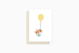greeting card - teddy bear, Eokke, decorative greeting card, stationery shop, designer office supplies