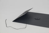 BLACK ENVELOPES WITH BUTTONS B6, Papierniczeni, home office, stationery design