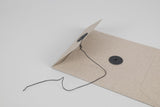 ECO ENVELOPES WITH BUTTONS B6, Papierniczeni, home office, stationery design