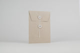 ECO ENVELOPES WITH BUTTONS B6, Papierniczeni, home office, stationery design