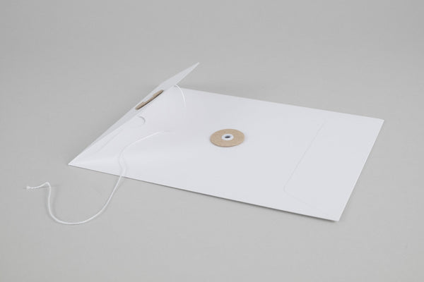 WHITE ENVELOPES WITH BUTTONS B6, Papierniczeni, home office, stationery design