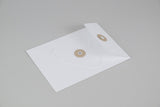 WHITE ENVELOPES WITH BUTTONS B6, Papierniczeni, home office, stationery design