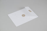 WHITE ENVELOPES WITH BUTTONS B6, Papierniczeni, home office, stationery design