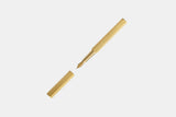 Classic Revolve Fountain Pen – Brass, ystudio, stationery design, home office