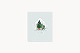 Pop-up Greeting Card – Winter Greenhouse, UWP Luxe, stationery design
