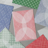 Stationery by the Japanese brand Hightide, available in three colors: green, blue, and red.
