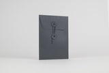 BLACK ENVELOPES WITH BUTTONS B6, Papierniczeni, home office, stationery design
