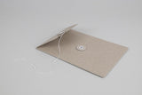 ECO ENVELOPES WITH BUTTONS B6, Papierniczeni, home office, stationery design